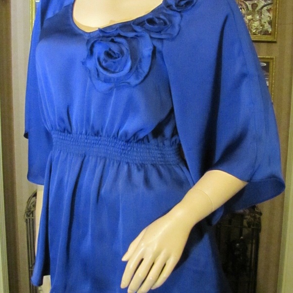 Willi Smith Royal Blue Top size M - Picture 4 of 8